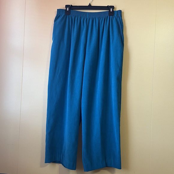 Alfred Dunner Women's Pants Size 18 Elastic Pull On Pants Pre-owned - Picture 1 of 8